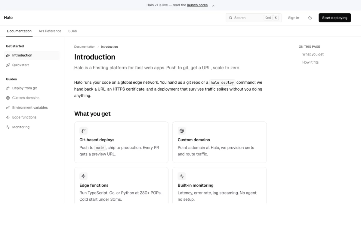 Geist theme — live demo